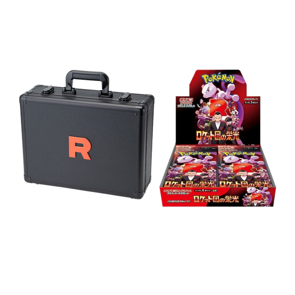 Pokémon Scarlet & Violet Glory of the Rocket Team Attache Case Set (Met Booster Box)