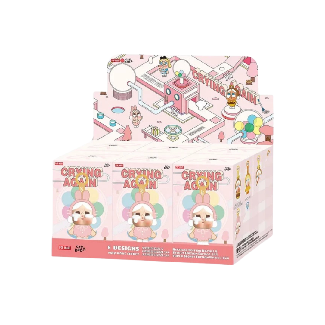 Pop Mart CRYBABY Crying Again Series-Vinyl Face Plush Blind Box