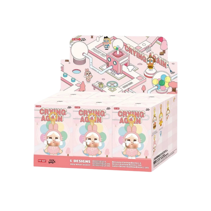 Pop Mart CRYBABY Crying Again Series-Vinyl Face Plush Blind Box