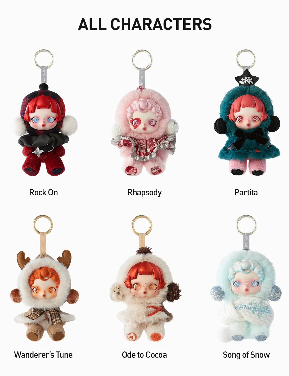 Pop Mart SKULLPANDA Winter Symphony Series Plush