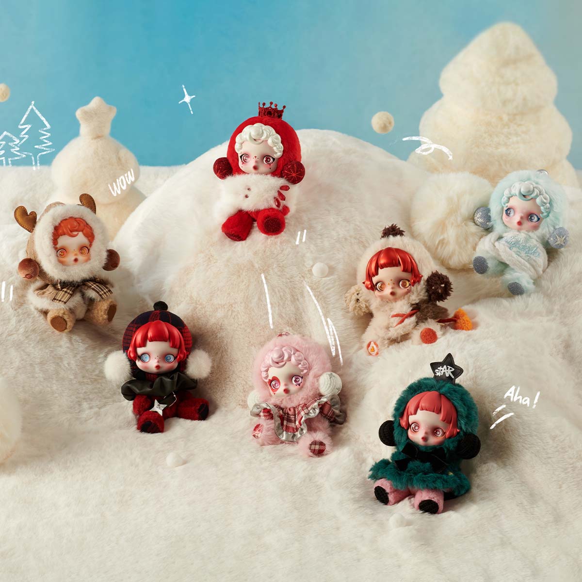 Pop Mart SKULLPANDA Winter Symphony Series Plush