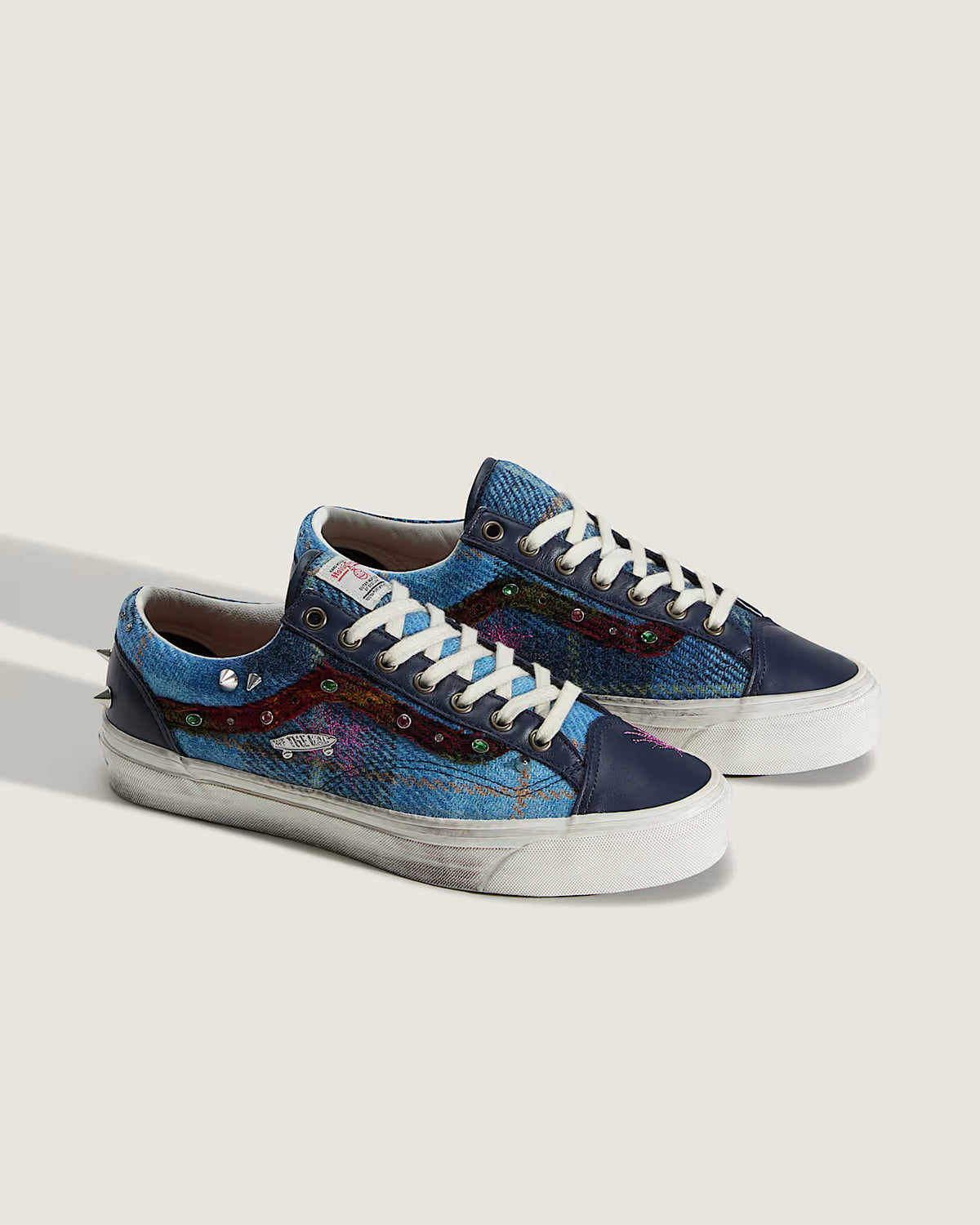 Vans Old Skool 36 Harris Tweed Blue Multi