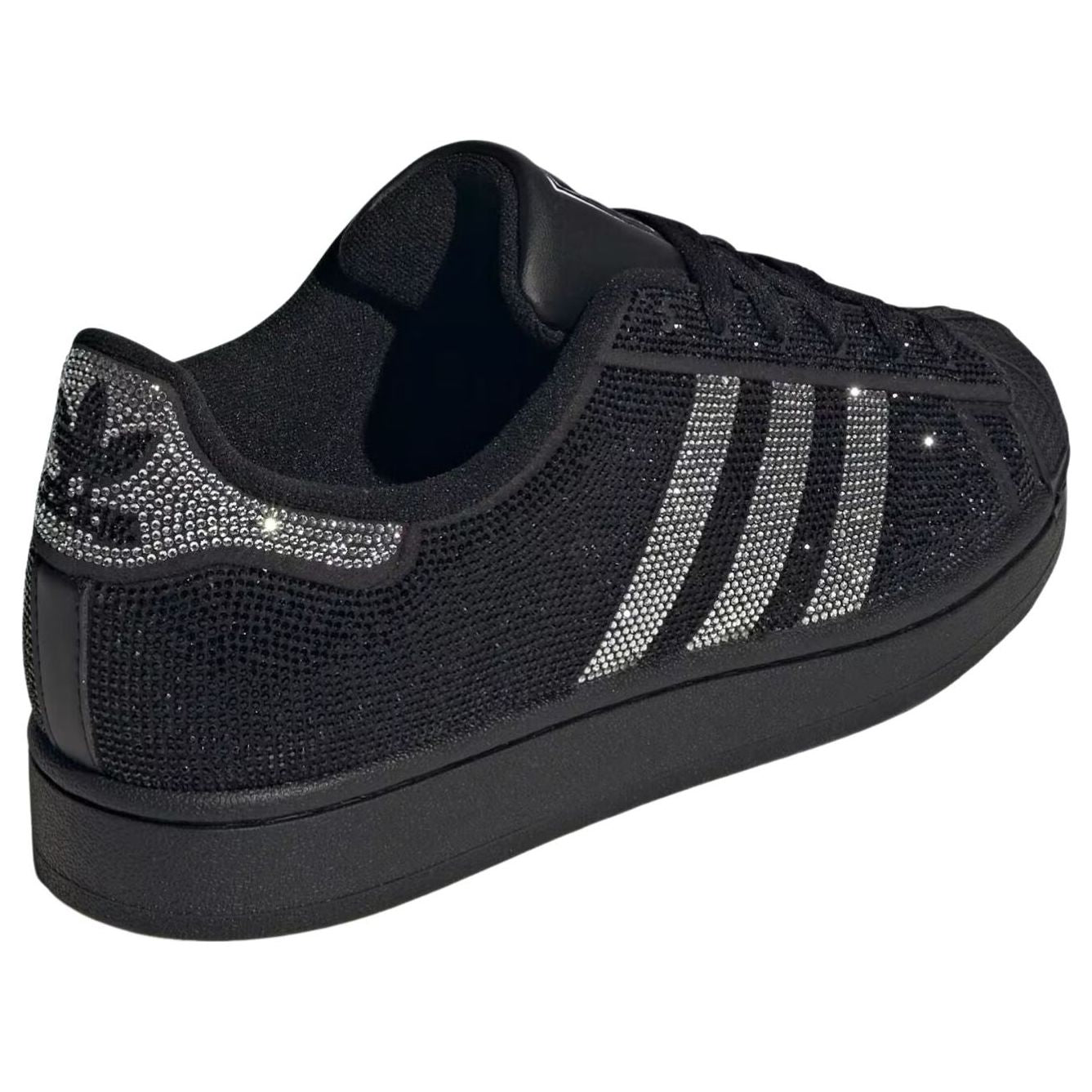 adidas Superstar II Rhinestone Black Silver
