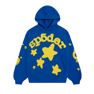 Sp5der Beluga Hoodie TC Blue