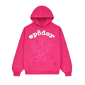 Sp5der Legacy Hoodie Pink White
