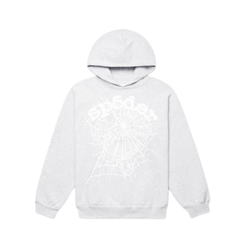 Sp5der OG Web Hoodie Heather Grey