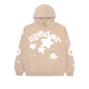 Sp5der Beluga Hoodie Sand