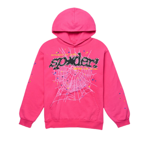 Sp5der P*nk V2 Hoodie Pink
