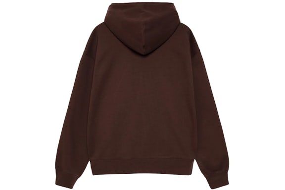 Stussy x Nike Stone Washed Fleece Zip Hoodie (FW25) Dark Cinder