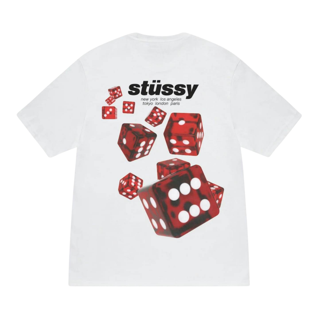 Stussy Rollers Tee White