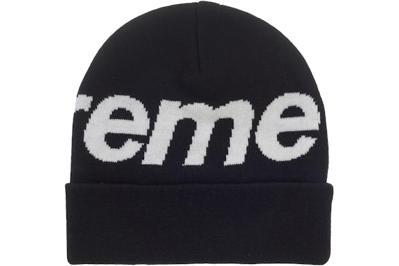 Supreme Big Logo Beanie (FW25) Black