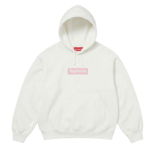 Supreme Box Logo Hooded Sweatshirt White