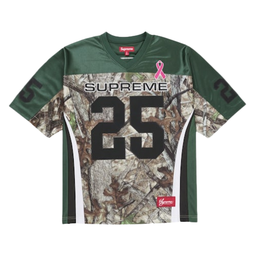 Supreme Breast Cancer Awareness Football Jersey Green