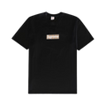 Supreme Burberry Box Logo Tee Black