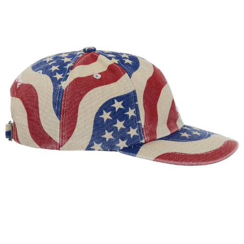 Supreme Pigment Coated S Logo 6-Panel Cap (SS26) Flag