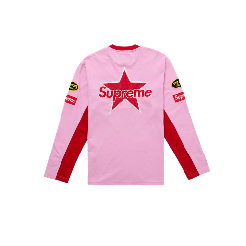 Supreme Vanson Leathers L/S Top Pink