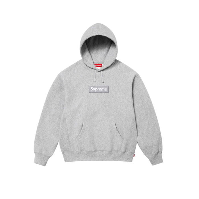 Supreme Box Logo Hooded Sweatshirt Sweatshirt (FW24) Heather Grey