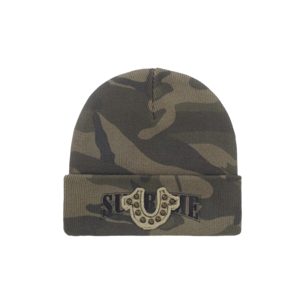 Supreme True Religion Beanie (FW25) Olive Camo