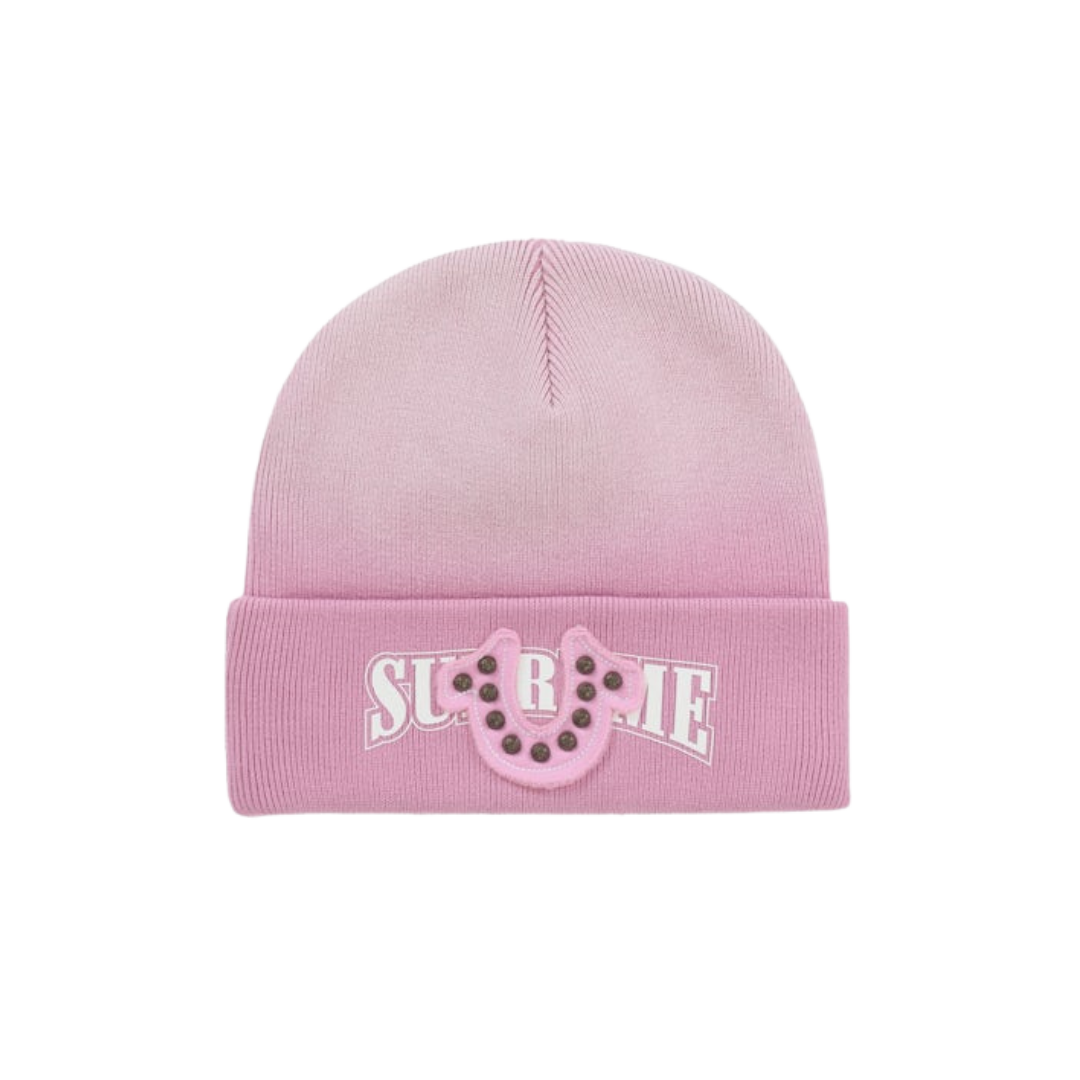 Supreme True Religion Beanie (FW25) Pink