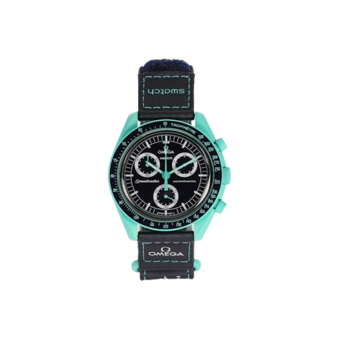 Swatch x Omega Bioceramic Moonswatch Mission On Earth Polar Lights