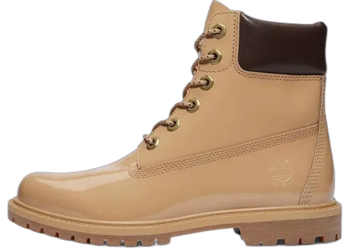 Timberland 6" Premium Waterproof Boot Patent Light Brown