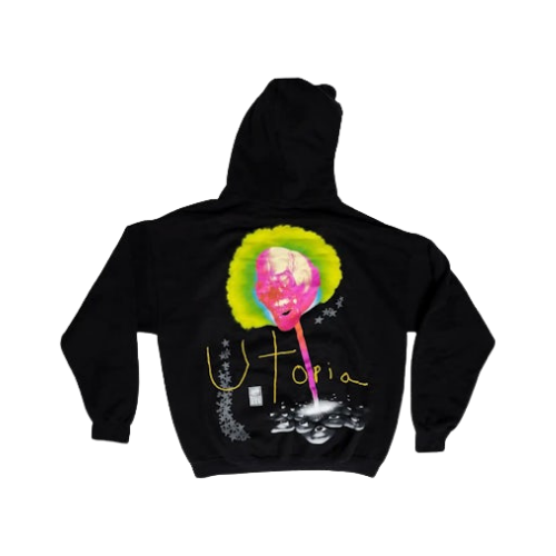Travis Scott Lollipop Hoodie Black