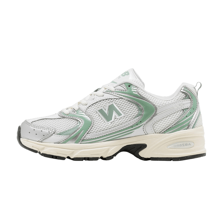 New Balance 530 Silver Metallic Mosaic Green