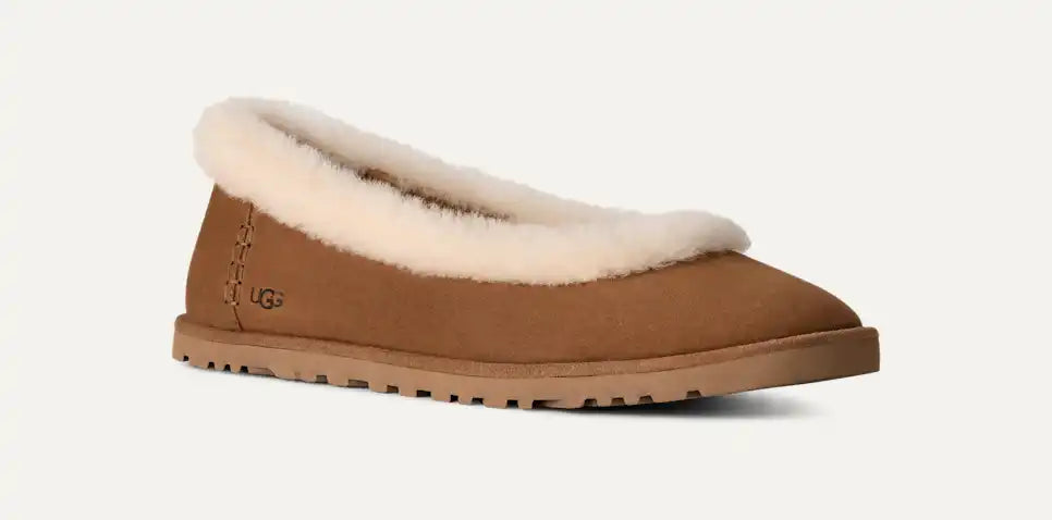 UGG Zora Ballet Flat Chestnut
