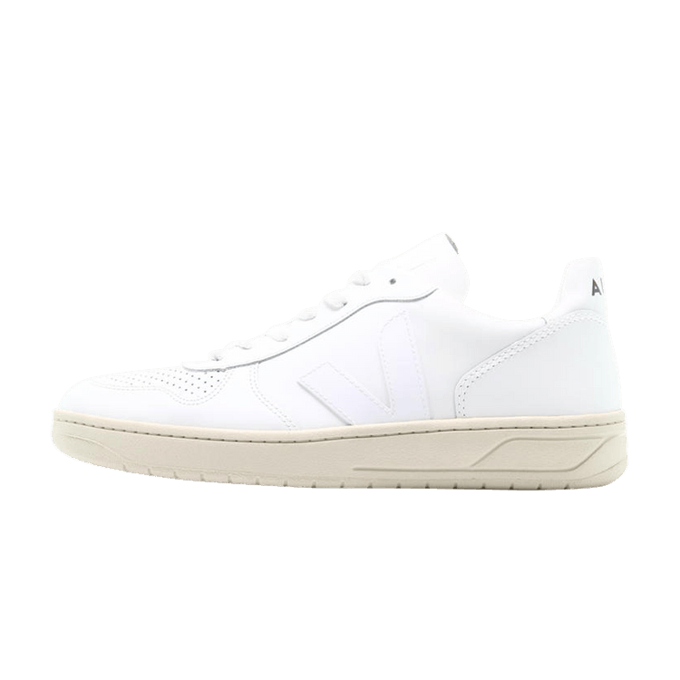 Veja V-10 Leather White White