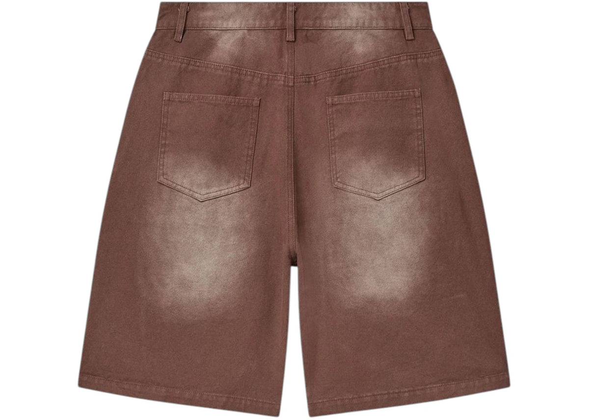 Vale Forever Brown 1980's Jorts Red/Wash