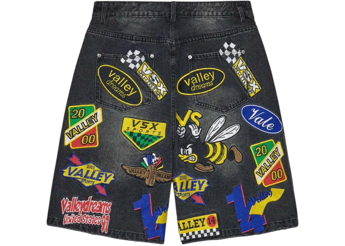 Vale Forever Passport Jorts Black