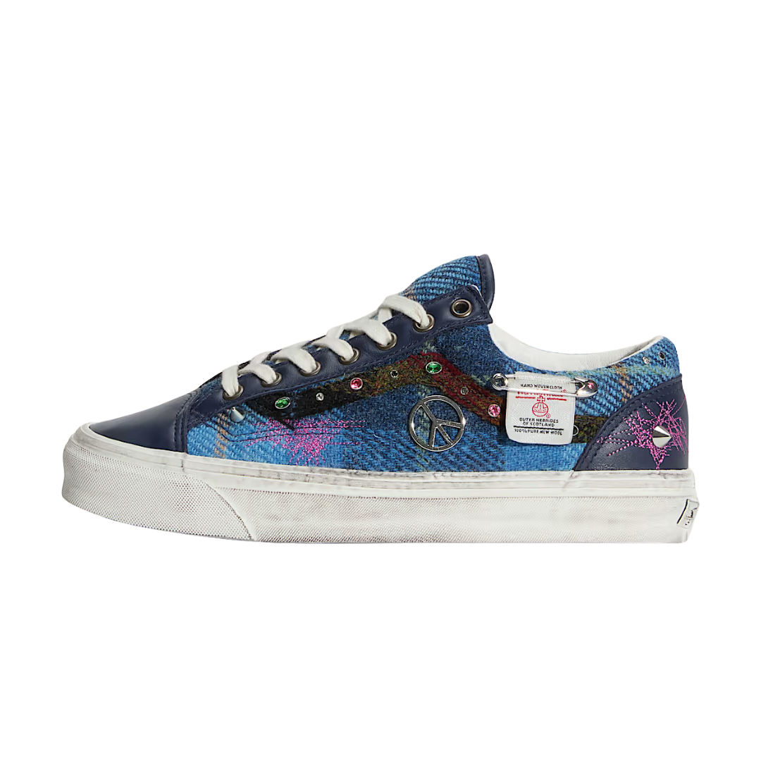 Vans Old Skool 36 Harris Tweed Blue Multi