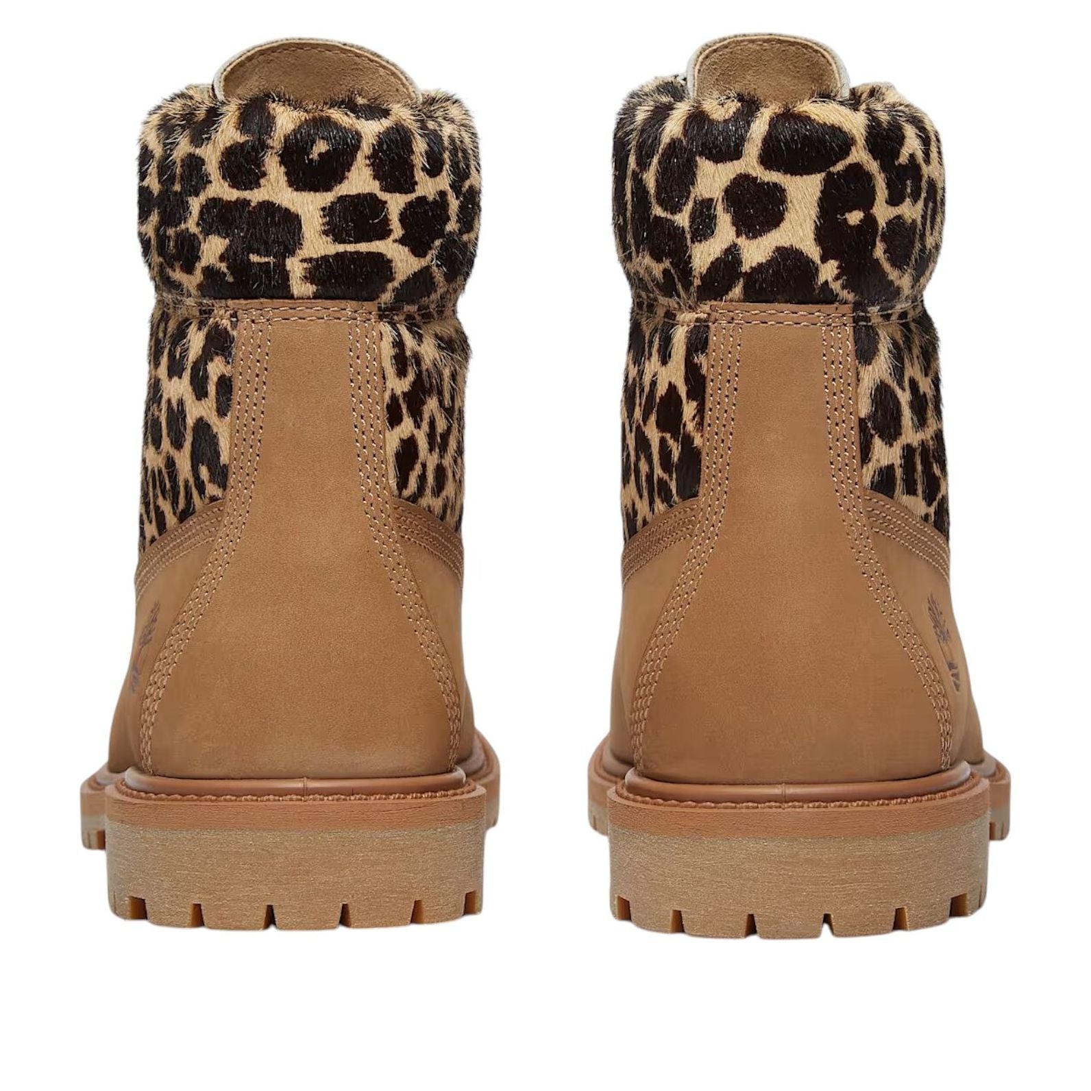 Timberland 6" Premium Boot Leopard Print Beige Nubuck