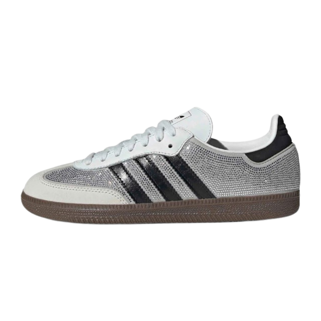 adidas Samba OG Rhinestone Crystal White Silver
