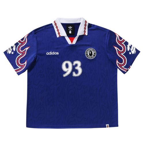 adidas x BAPE Flame Jersey Blue
