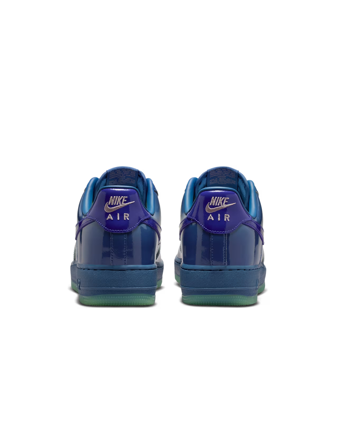 Nike Air Force 1 Low Patent Leather Mystic Navy Grape Ice
