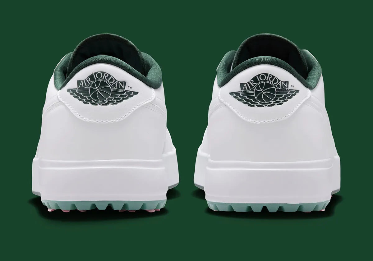 Jordan 1 Low Golf Spiked White Fir Elemental Pink