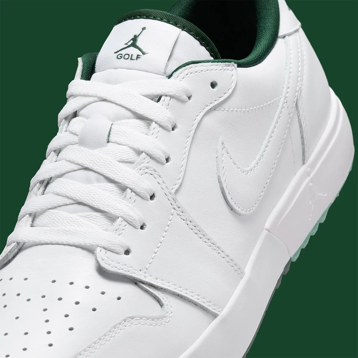 Jordan 1 Low Golf Spiked White Fir Elemental Pink