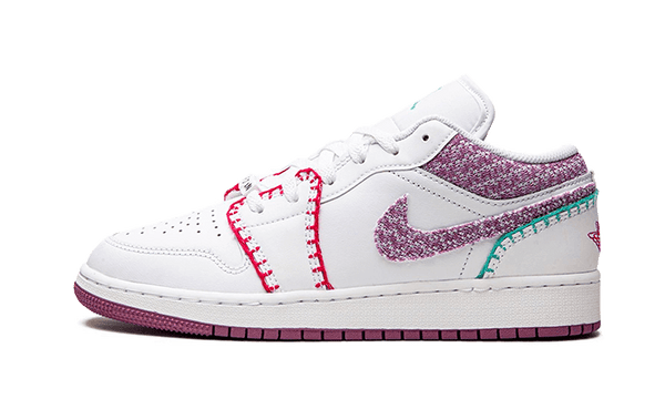 Air Jordan 1 Low White Light Bordeaux - DM9037-100