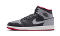 Air Jordan 1 Mid Black Grey Red