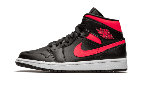 Air Jordan 1 Mid Black Siren Red - BQ6472-004