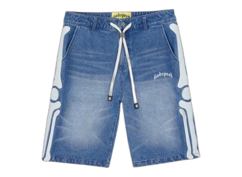Godspeed Femur Denim Shorts Blue