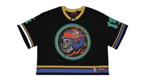 Godspeed First Down Jersey Black/Yellow/Blue
