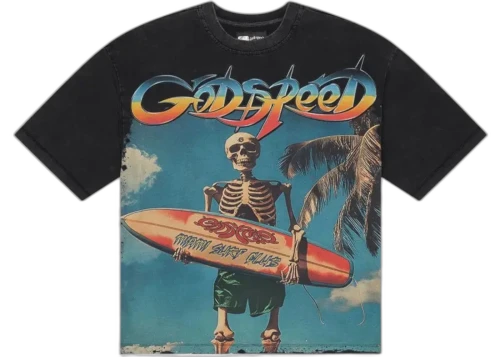 Godspeed Miami Surf Club T-shirt Black