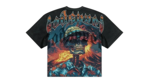 Godspeed Natural Disaster T-shirt Black Wash