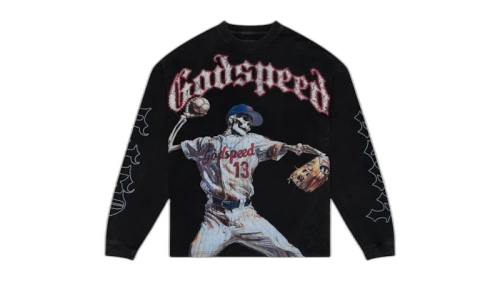Godspeed Strike Out L/S Tee Black