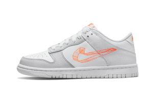 Nike Dunk Low 3D Swoosh Weiß Grau