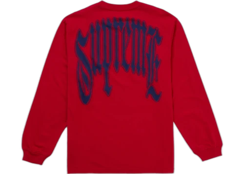 Supreme Intarsia L/S Top Red