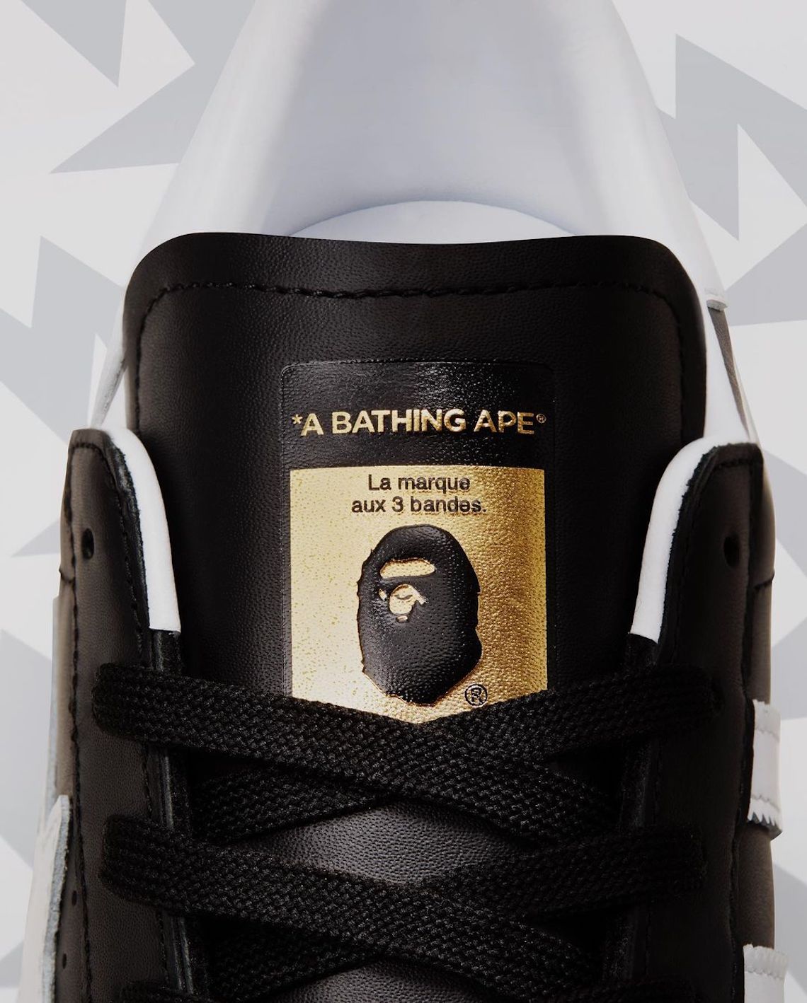 adidas Superstar 80s Bape Black White Gold (2022)