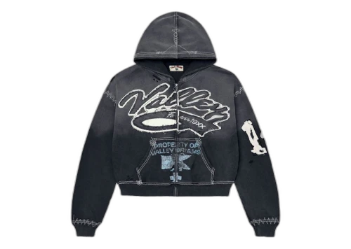 Vale Forever Religion Zip Up Hoodie Black